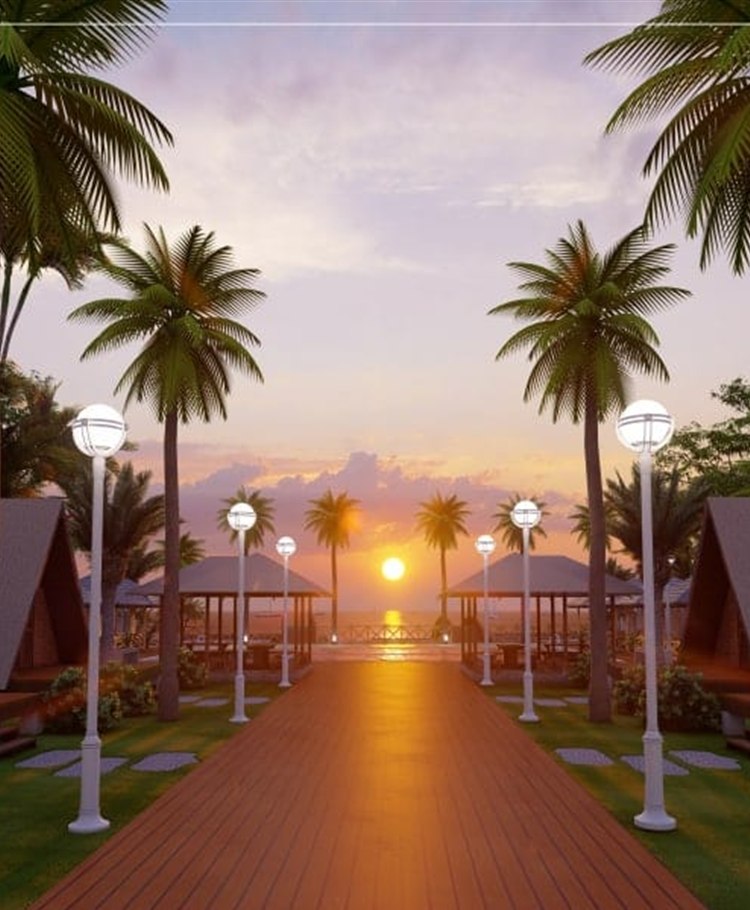Proposed Patalon Beach Resort villa exterior perspective
