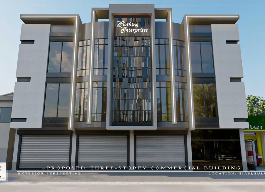 Siasi Commercial glass facade and aluminum-framed storefront